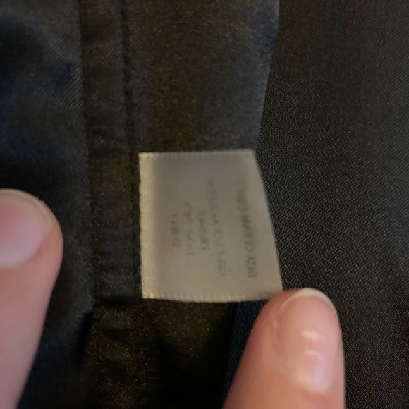 WHBM Black Strapless 💯% Silk Confetti Dot Dress - Picture 14 of 15